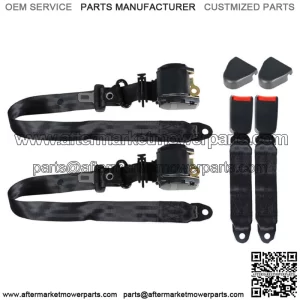 For 1982-1995 Jeep Wrangler CJ YJ 2Pcs Universal 3 Points Retractable Seat Belts