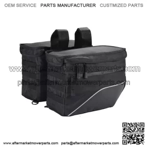 Motorcycle Saddle Bags Throw Over Saddlebags Orange Liner Scooter Panniers 26L
