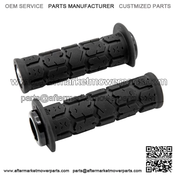 ODI Rogue Lock on Grips Black For YFZ KFX 450R 450 400EX LTZ 400 TRX450R ATC250 (For: Yamaha)