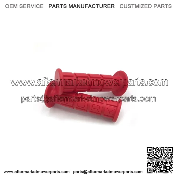OURY ATV Handlebar Grips RED Honda Suzuki Kawasaki Yamaha