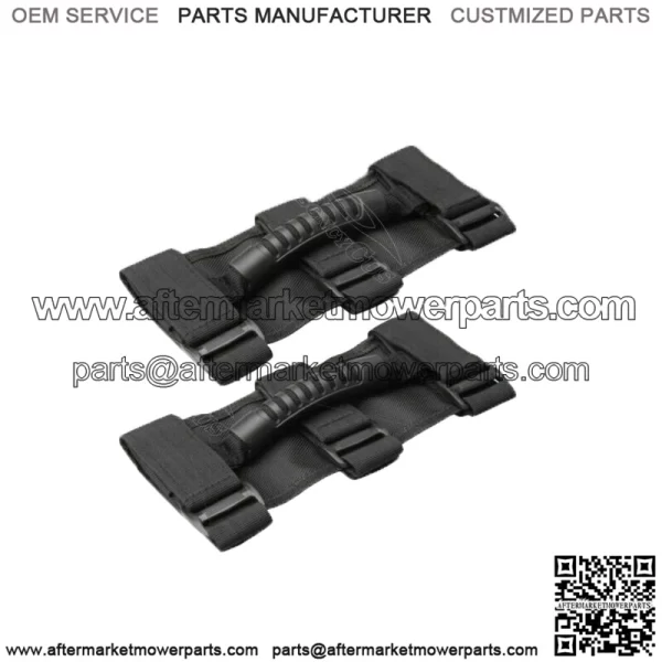 Fit Polaris RZR Can-Am Honda UTV Roof 1.5"-3" Sport / Roll Bar Grab Handles Grip (Fits: Yamaha Rhino 660)