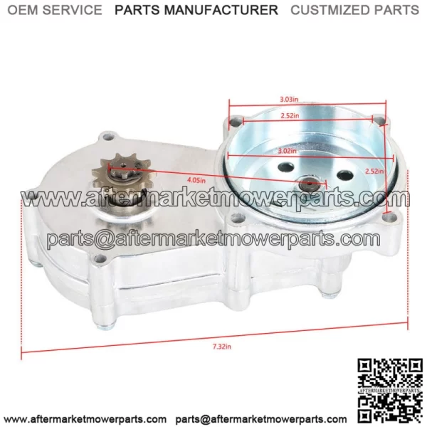 Transmission Gear Reduction Box Clutch Replace for 47cc 49cc 2-stroke 13T 14T - Image 2