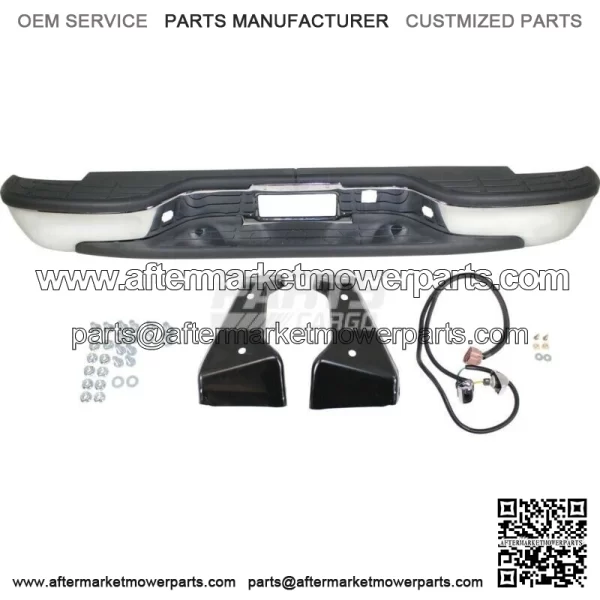 New Step Bumper Assembly Rear Fits 1999-2006 Chevrolet Silverado 1500 12496087 (For: More than one vehicle)