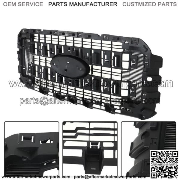 Front Bumper Upper Grille For 2011-2016 Ford F-250 F-350 F-450 F-550 Super Duty