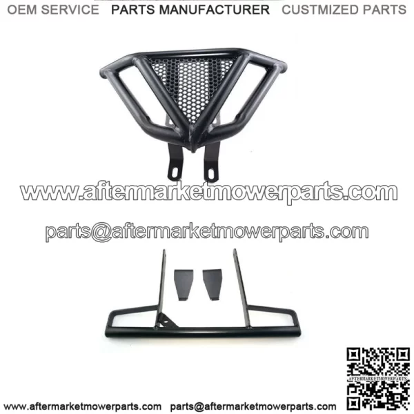 For Yamaha 700 / 700R 2006-2024  Front Bumper Guard + Rear Grab Bar For: More than one vehicle