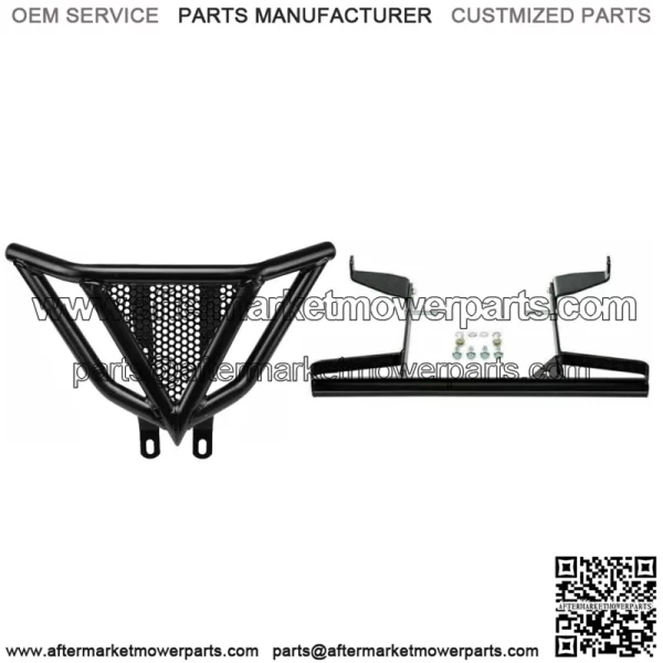 Front Bumper Guard + Rear Grab Bar For Yamaha 700 / 700R 2006-2024 For: More than one vehicle