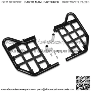Nerf Bars For Yamaha 700 YFM 700 YFM700R Black W/ Black Net For: More than one vehicle