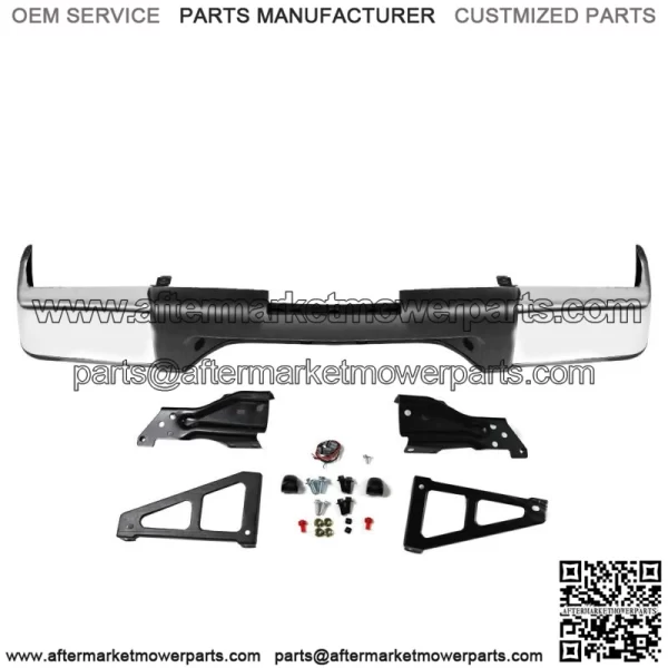 For 2007-2013 Chevy Silverado GMC Sierra 1500 Truck Chrome Rear Bumper Assembly - Image 3