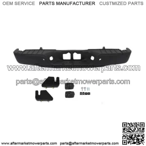 Rear Step Bumper For 2007-2013 Toyota Tundra Assembly w/ Park Sensor Holes Black