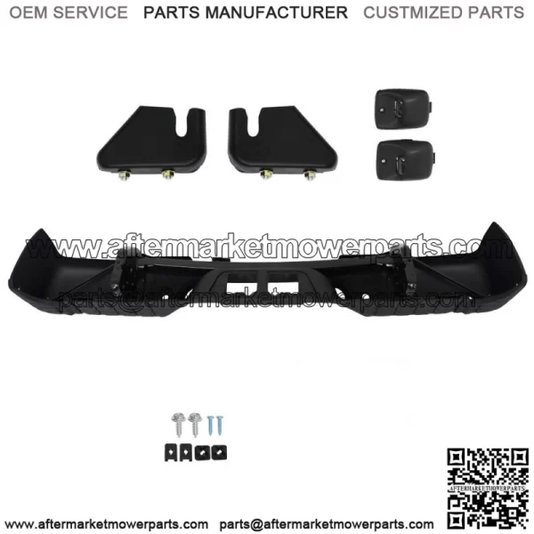 Rear Step Bumper For 2007-2013 Toyota Tundra Assembly w/ Park Sensor Holes Black - Image 3