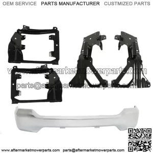 Front Bumper+Bumper Inner Side Bracket+Bumper Bracket For 2016-18 Silverado 1500