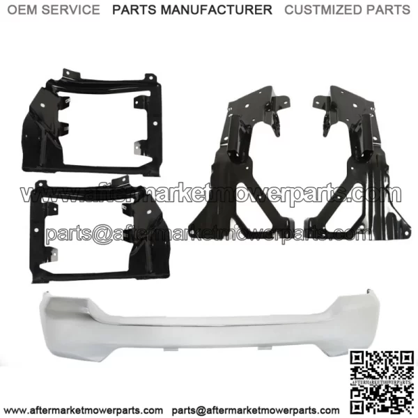 Front Bumper+Bumper Inner Side Bracket+Bumper Bracket For 2016-18 Silverado 1500