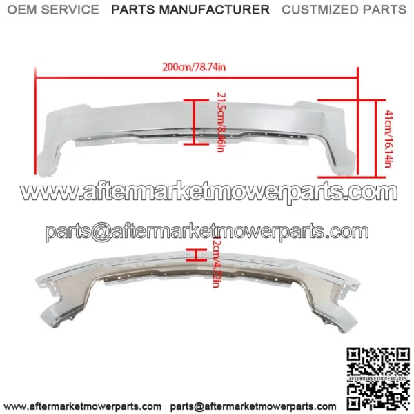 For 2019 2020 2021 Chevrolet Silverado 1500 Steel Front Bumper W/o Park Sensor - Image 2