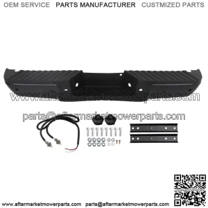 Rear Step Bumper For 2008-2016 Ford F-250 F-350 F-450 Super Duty W/Sensor Holes