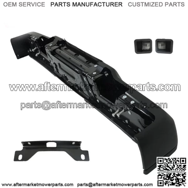 Rear Step Bumper For 2017-2019 Ford F250 F350 Super Duty w/ Sensor Holes Black - Image 3