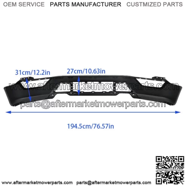 For 2021 2022 2023 Ford F150 F-150 Steel Front Bumper Without Sensor Hole - Image 3