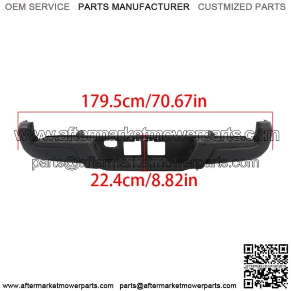 Powdercoated Black For 2016-2023 Toyota Tacoma Rear Step Bumper W/o Sensor Holes - Image 3