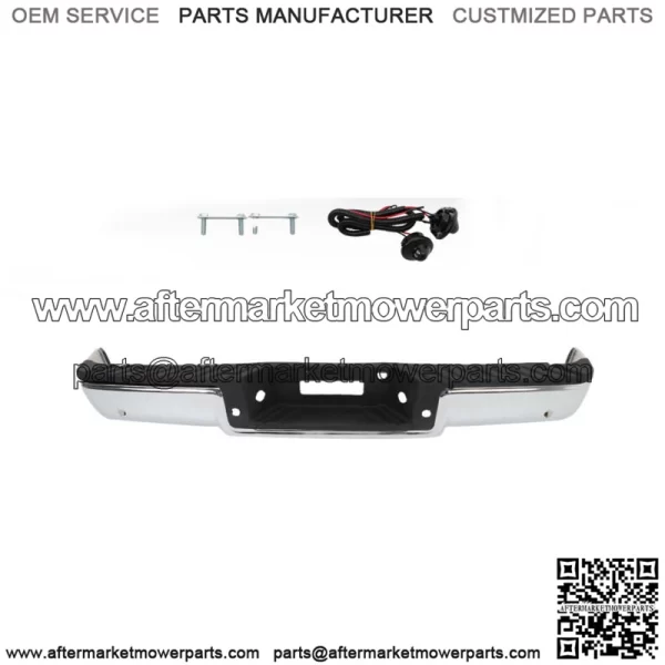 Chrome Complete Rear Bumper Assembly For 2006-2008 Ford F150 w/ Park Assist