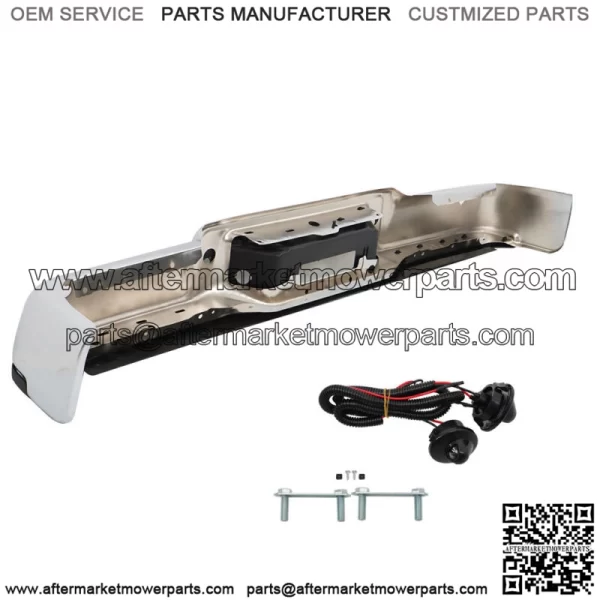 Chrome Complete Rear Bumper Assembly For 2006-2008 Ford F150 w/ Park Assist - Image 3