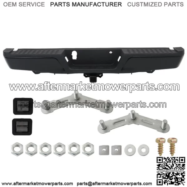 Steel Rear Step Bumper Assembly For 2015-2020 Ford F-150 w/ Max Tow FO1103188 - Image 2