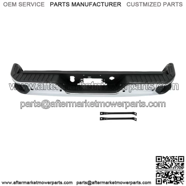 Rear Bumper Assembly For 2019-2023 Chevy Silverado GMC Sierra w/o Dual Exhuast - Image 2