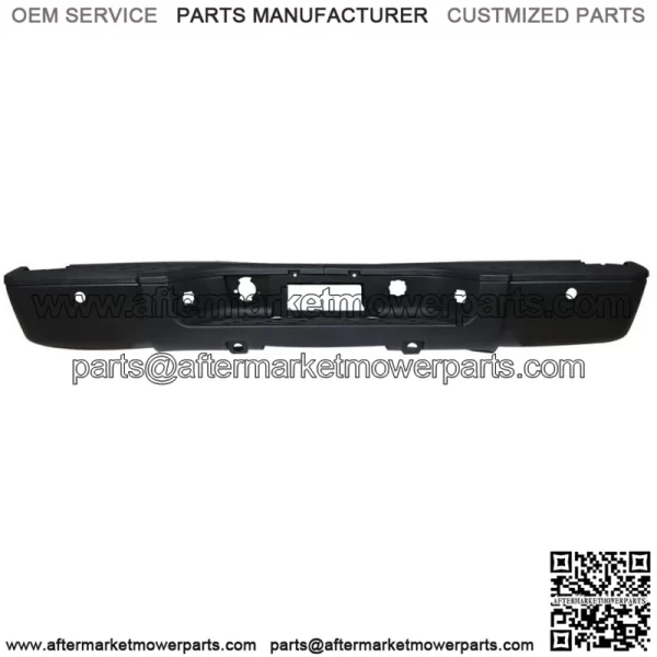 Black Rear Bumper Assembly For 2007-2013 Chevy Silverado 1500 w/Sensor Holes