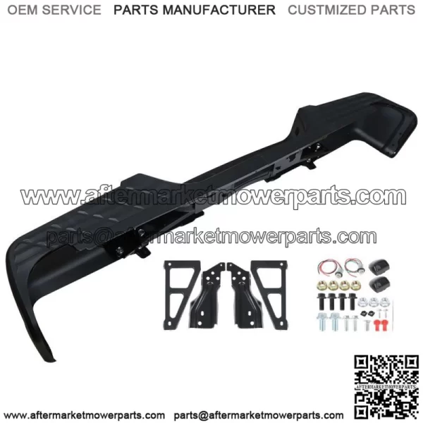 Black Rear Bumper Assembly For 2007-2013 Chevy Silverado 1500 w/Sensor Holes - Image 3