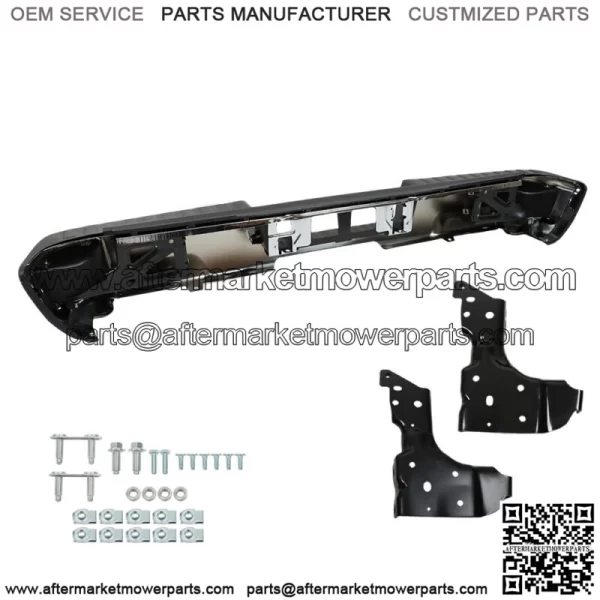 Chrome Rear Bumper Assembly For 2014 -2018 Chevy Silverado Sierra 1500 W/ Park - Image 3