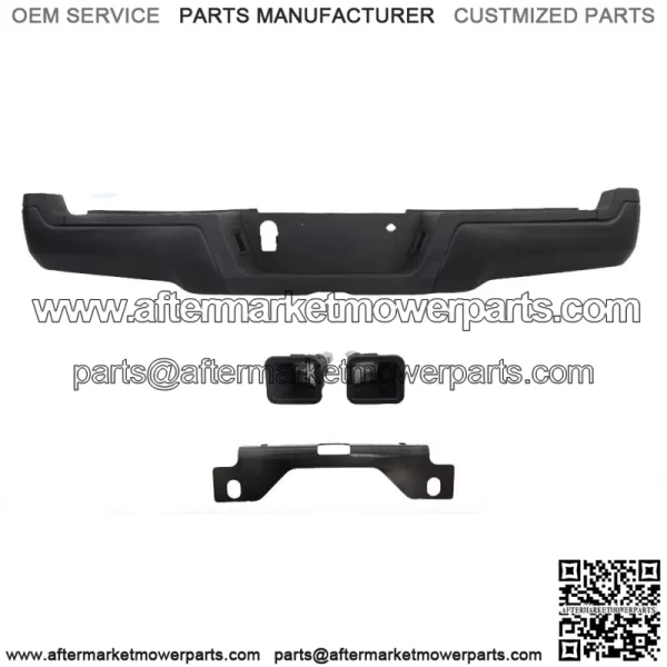 Rear Step Bumper Assembly For 17-22 Ford F-250 F-350 Super Duty W/o Sensor Holes