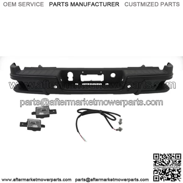 Steel Rear Step Bumper For 2019-2021 Chevy Colorado GMC Canyon With Sensor Holes