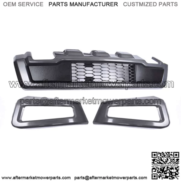 For 2018 2019 2020 Ford F-150 Gray Raptor Style Steel Front Bumper Assembly Kit - Image 3