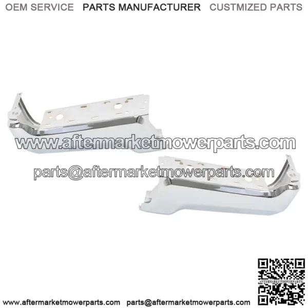 Chrome Pair Of Rear Bumper Face Bars For 2017-2022 Ford F250 F350 Super Duty - Image 2