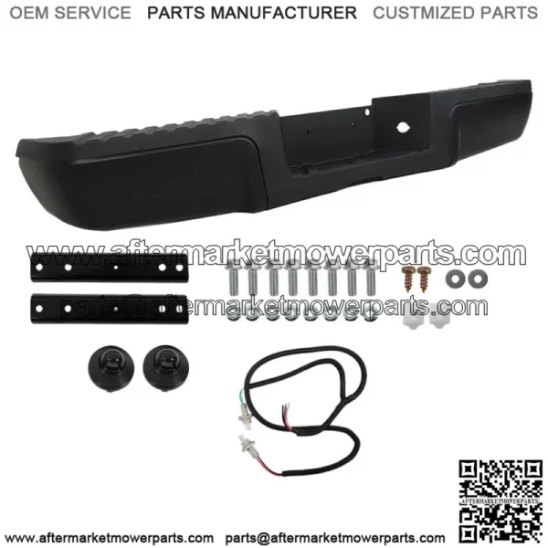 For 2008-2016 Ford F250 F350 F450 Super Duty Steel Rear Bumper W/o Sensor Holes - Image 2