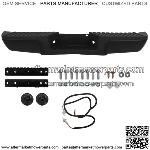 For 2008-2016 Ford F250 F350 F450 Super Duty Steel Rear Bumper W/o Sensor Holes - Image 3