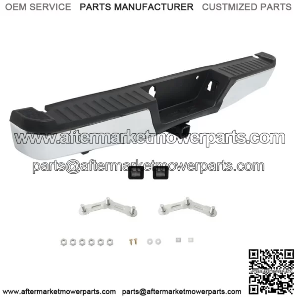 Chrome Rear Step Bumper Assembly For 2015-2020 Ford F-150 w/ Max Tow FO1103187 - Image 2