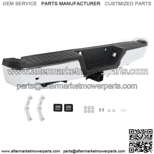 Rear Bumper Assembly For 2015-19 Ford F150 w/ Heavy Duty Tow & Sensor Hole