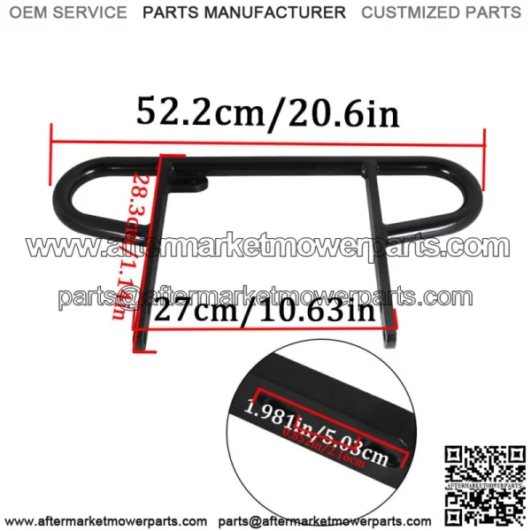 For Yamaha YFZ 450 2005-2009 2012-2013 NEW Black Rear Wide Grab Bar Bumper Muni - Image 2
