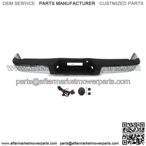 For 2004-06 Ford F-150 Fleet Side Steel Chrome Rear Step Bumper W/o Sensor Holes