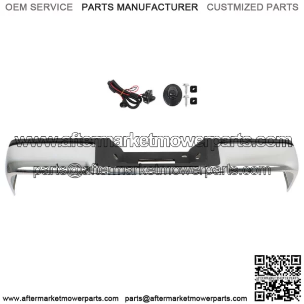 For 2004-06 Ford F-150 Fleet Side Steel Chrome Rear Step Bumper W/o Sensor Holes - Image 3