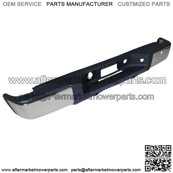 Rear Bumper Assembly Fit For GMC Sierra & Chevrole Silverado 1500 2007-13 Chrome - Image 3