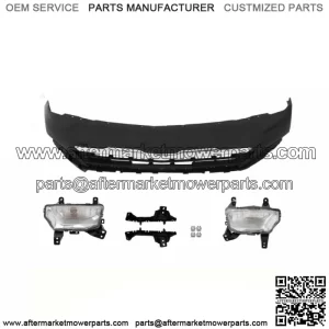 Front Lower Bumper&2 Fog Lights And Brackets Fit For 2022-2023 Chevy Equinox