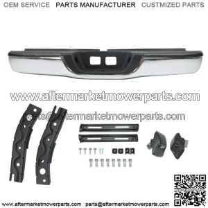 Chrome Steel Rear Step Bumper Complete Assembly For 2000-05 2006 Toyota Tundra