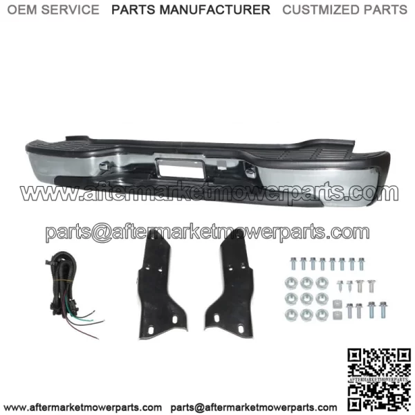 For 2000-2006 Chevy Tahoe Suburban / Yukon XL 1500 Complete Chrome Rear Bumper - Image 2