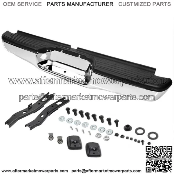 Steel Rear Step Bumper Chrome For 1995-2004 Tacoma Direct Replacement TO1102215 - Image 2