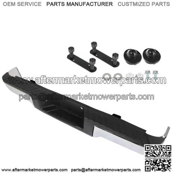 Rear Step Bumper Assembly For 2009-14 Ford F150 Complete Chrome Steel FO1103160 - Image 2