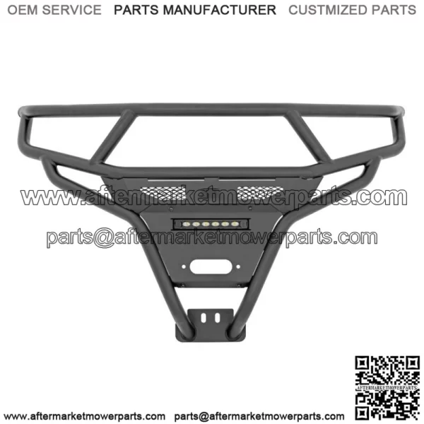 Tubular Bumper Front Black Series LED 6" for Polaris RZR XP1000 (For: Polaris)