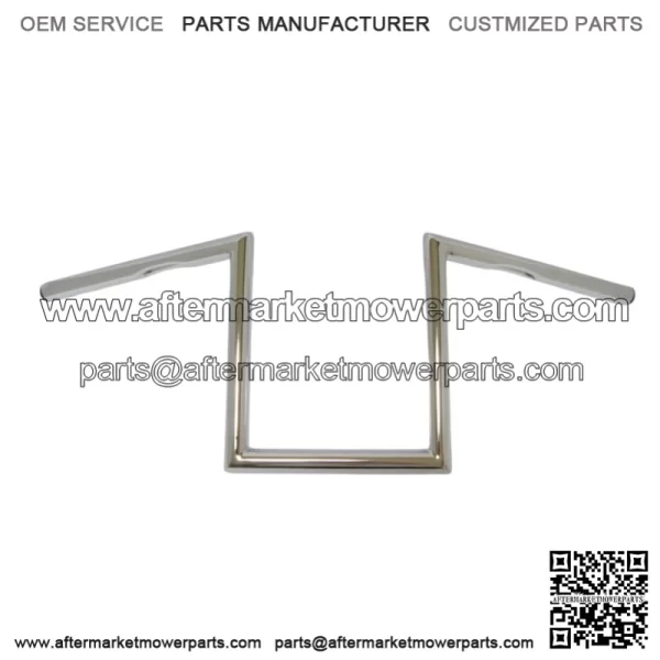 1" Traditional Z-Bar Handlebar 10" Chrome Harddrive 21-234