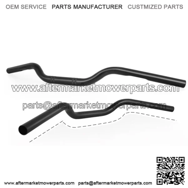 7/8" 22mm Rise Drag Handlebar Tracker Black For Yamaha MT-07 MT-09 MT-03 MT-10 - Image 2