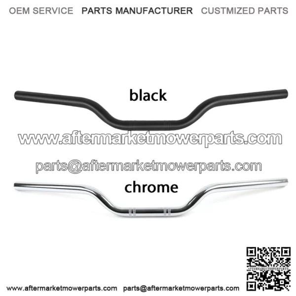 7/8" Handle Bar Tracker Drag Handlebar Chrome For Yamaha XT 450 500 600 750 660 - Image 2
