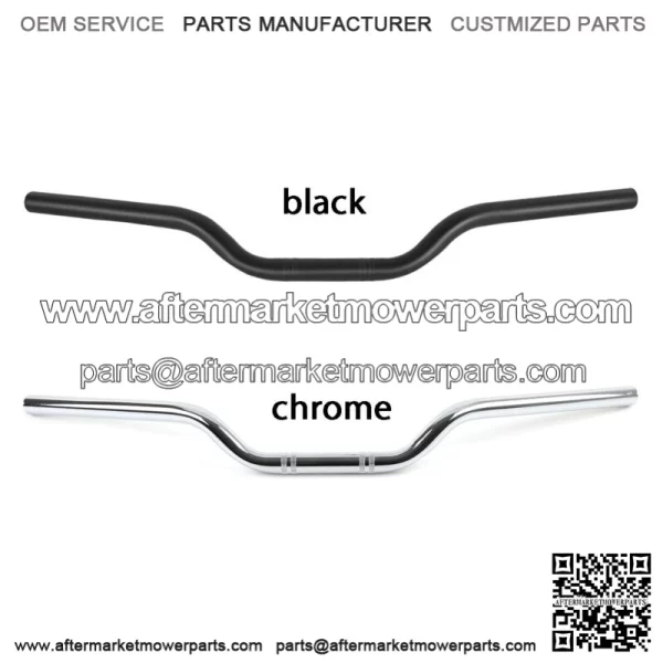 7/8" Handle Bar Tracker Drag Handlebar Chrome For Husqvarna Svartpilen 401 701 - Image 2